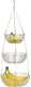 RSVP International - 3-Tier Chrome Hanging Baskets - WB307