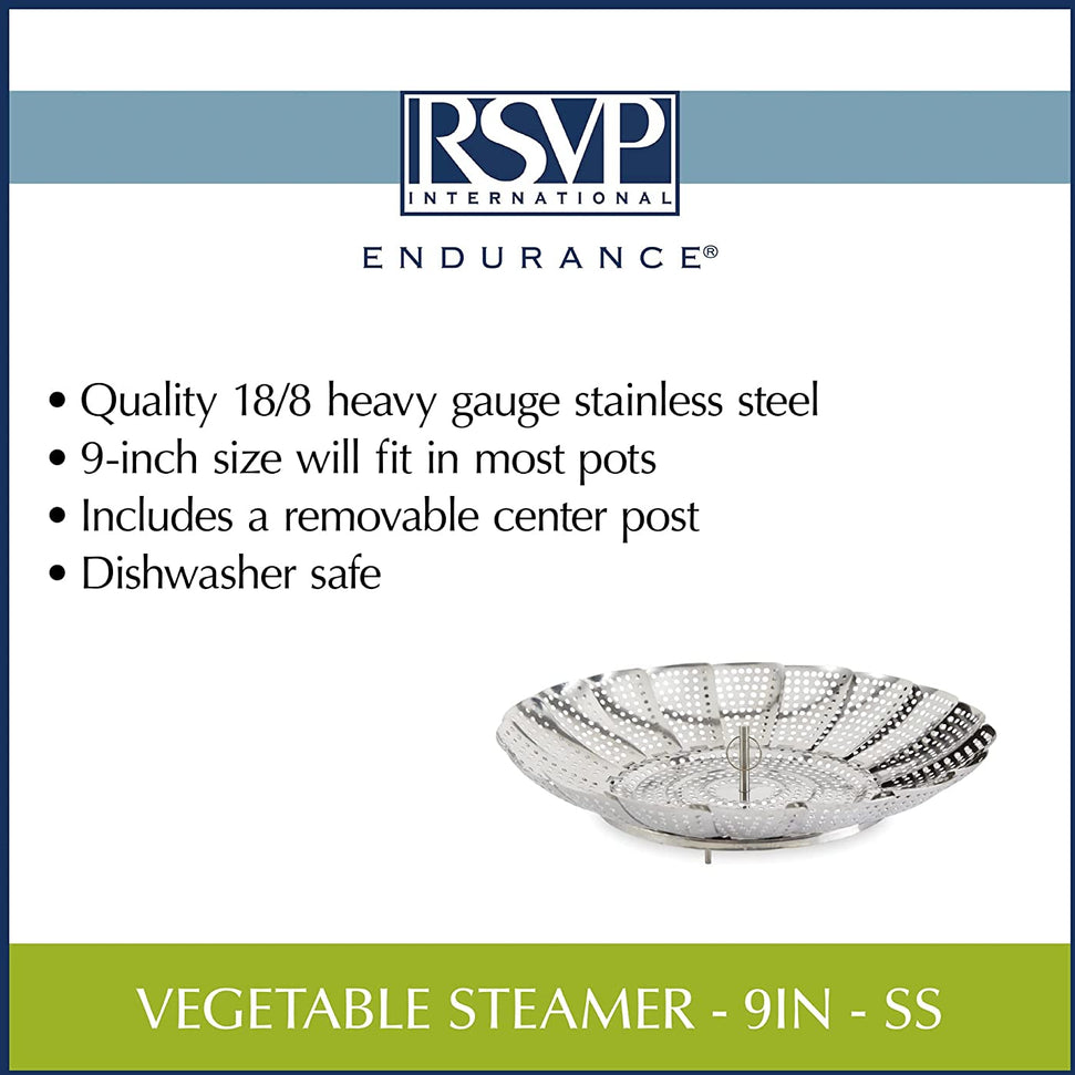 RSVP International - 9″ Endurance Vegetable Steamer - FSS9