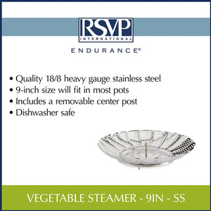 RSVP International - 9″ Endurance Vegetable Steamer - FSS9