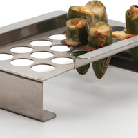 RSVP International - BBQ Jalapeño Roasting Rack - BQHOT