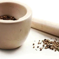 RSVP International - Beige Marble Mortar & Pestle - BGMP80