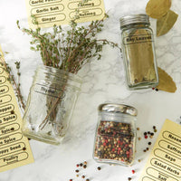 RSVP International - Clear Spice Labels - LABEL