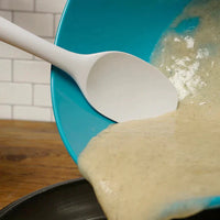 RSVP International - Ela’s Favorite White Silicone Spoon - ELAWH