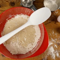 RSVP International - Ela’s Favorite White Silicone Spoon - ELAWH