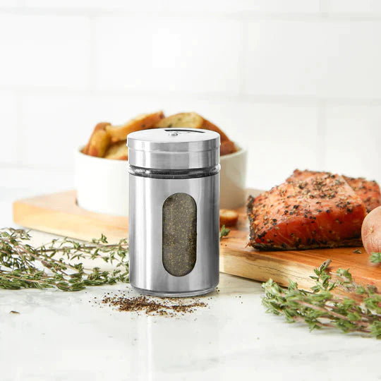 RSVP International - Endurance 3 Oz. Glass Spice Shaker - GSS3