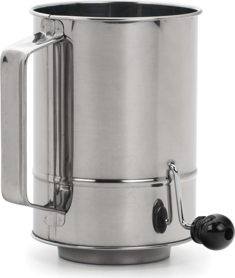 RSVP International - Endurance 5-Cup Crank Style Flour Sifter - SIFT5CR