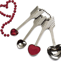 RSVP International - Endurance Heart Measuring Spoon Set - CUPID