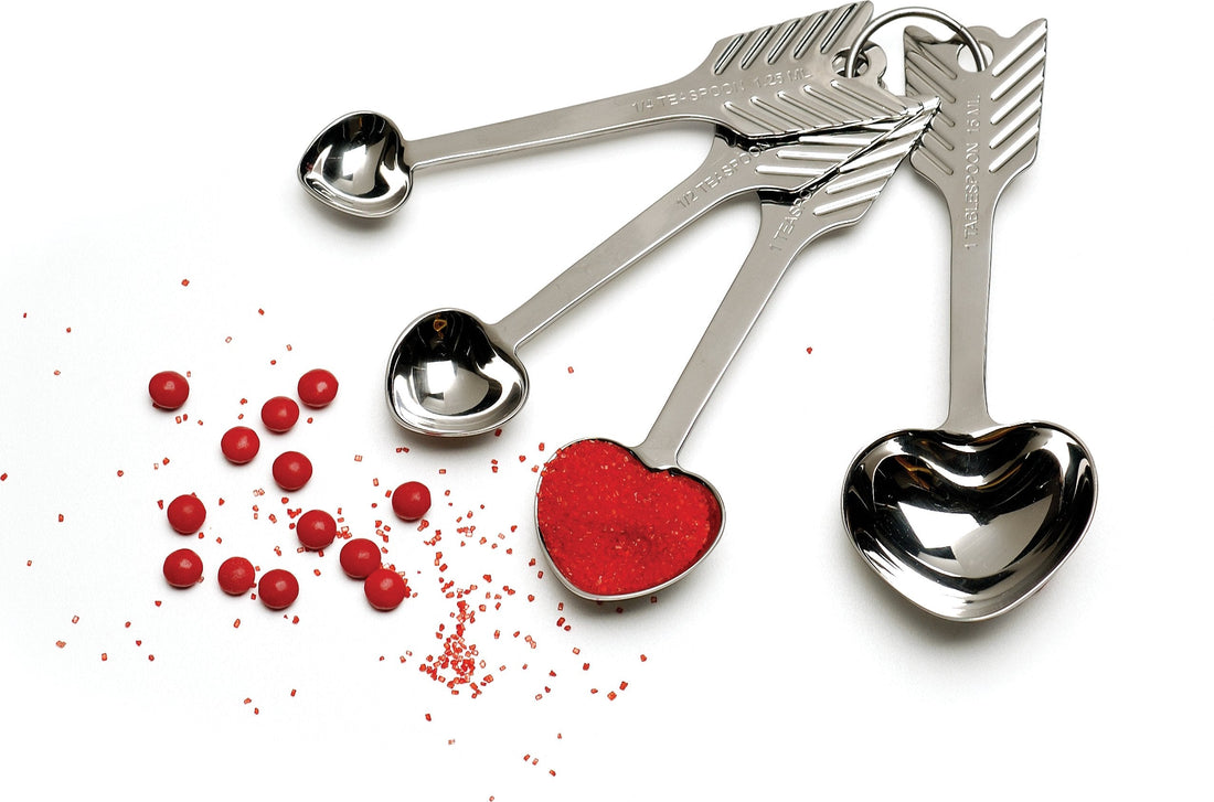 RSVP International - Endurance Heart Measuring Spoon Set - CUPID