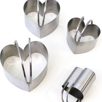 RSVP International - Endurance Heart Shape Biscuit Cutters - HBC4