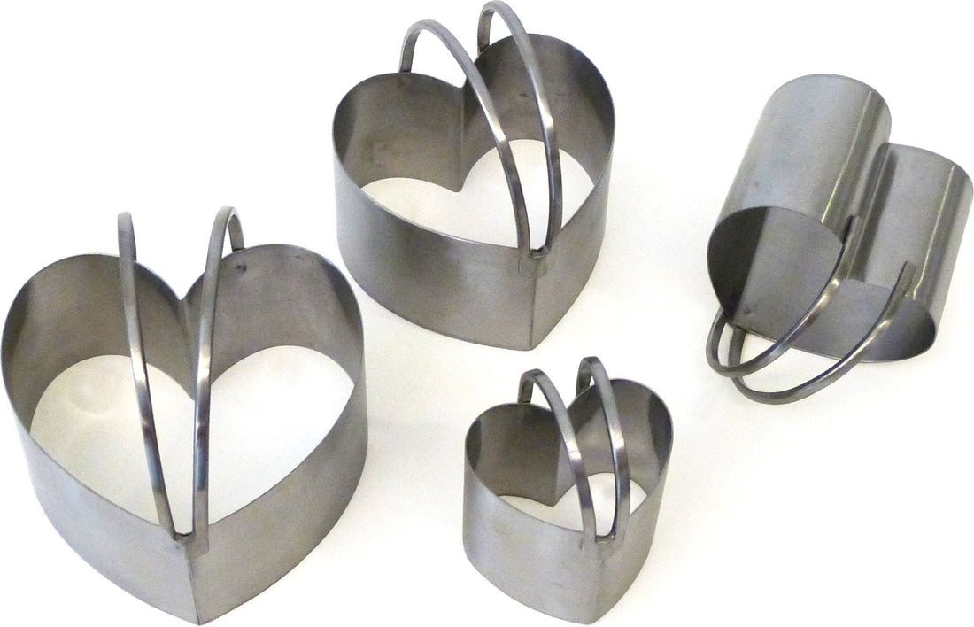 RSVP International - Endurance Heart Shape Biscuit Cutters - HBC4