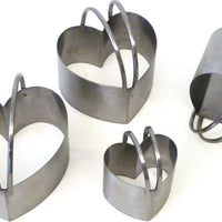 RSVP International - Endurance Heart Shape Biscuit Cutters - HBC4