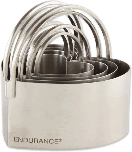 RSVP International - Endurance Heart Shape Biscuit Cutters - HBC4