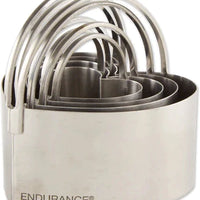 RSVP International - Endurance Heart Shape Biscuit Cutters - HBC4