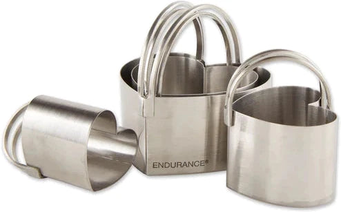 RSVP International - Endurance Heart Shape Biscuit Cutters - HBC4
