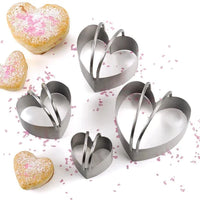 RSVP International - Endurance Heart Shape Biscuit Cutters - HBC4