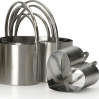 RSVP International - Endurance Heart Shape Biscuit Cutters - HBC4