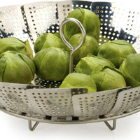RSVP International - Endurance Precision Pierced Vegetable Steamer - PPVEG