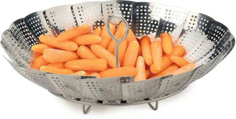 RSVP International - Endurance Precision Pierced Vegetable Steamer - PPVEG