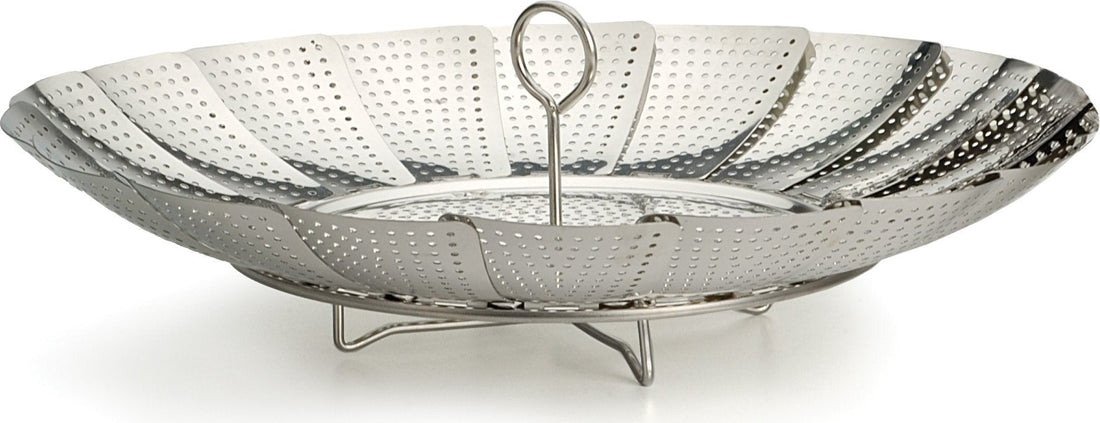 RSVP International - Endurance Precision Pierced Vegetable Steamer - PPVEG