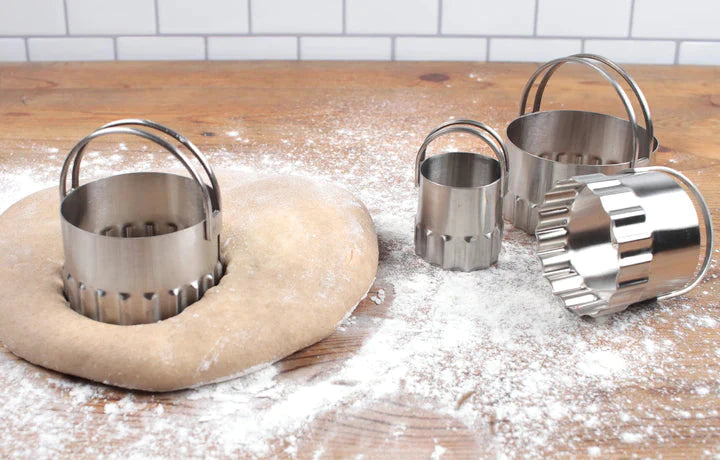 RSVP International - Endurance Round Rippled Biscuit Cutters - RBC4