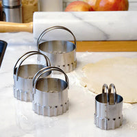 RSVP International - Endurance Round Rippled Biscuit Cutters - RBC4