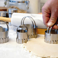 RSVP International - Endurance Round Rippled Biscuit Cutters - RBC4