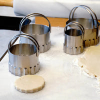 RSVP International - Endurance Round Rippled Biscuit Cutters - RBC4