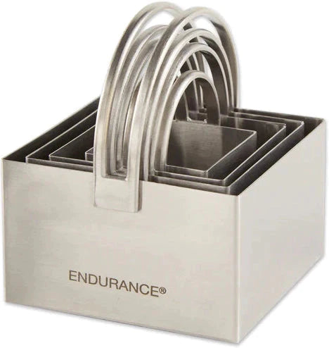 RSVP International - Endurance Square Biscuit Cutters - BSQ4