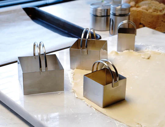 RSVP International - Endurance Square Biscuit Cutters - BSQ4