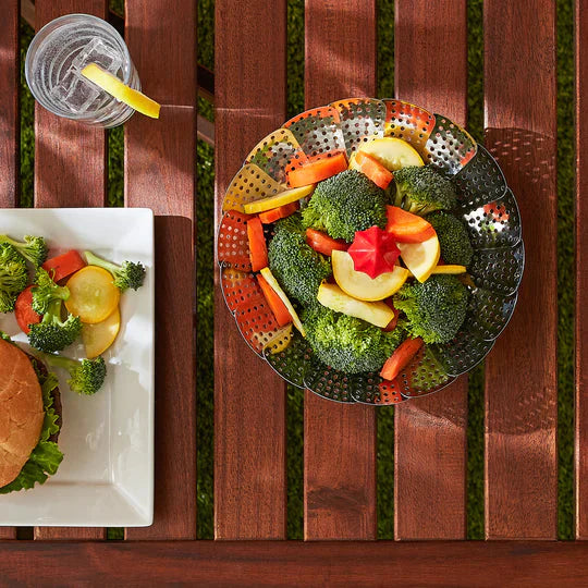 RSVP International - Endurance Steamin’ In The Rain 9″ Vegetable Steamer - RAIN9