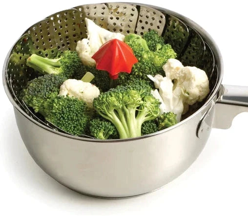 RSVP International - Endurance Steamin’ In The Rain 9″ Vegetable Steamer - RAIN9