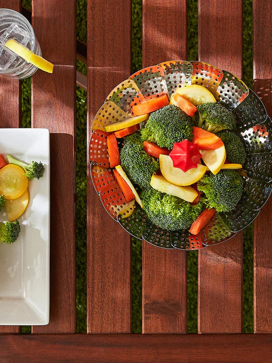 RSVP International - Endurance Steamin’ In The Rain 9″ Vegetable Steamer - RAIN9