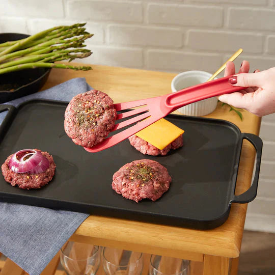 RSVP International - European-Style Flexible Red Spatula - VIKRD