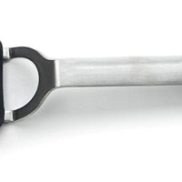 RSVP International - Medium Black Flexible Nylon Spatula - FLX2BK