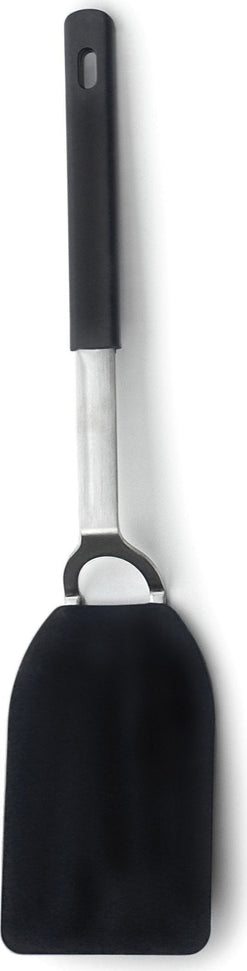 RSVP International - Medium Black Flexible Nylon Spatula - FLX2BK