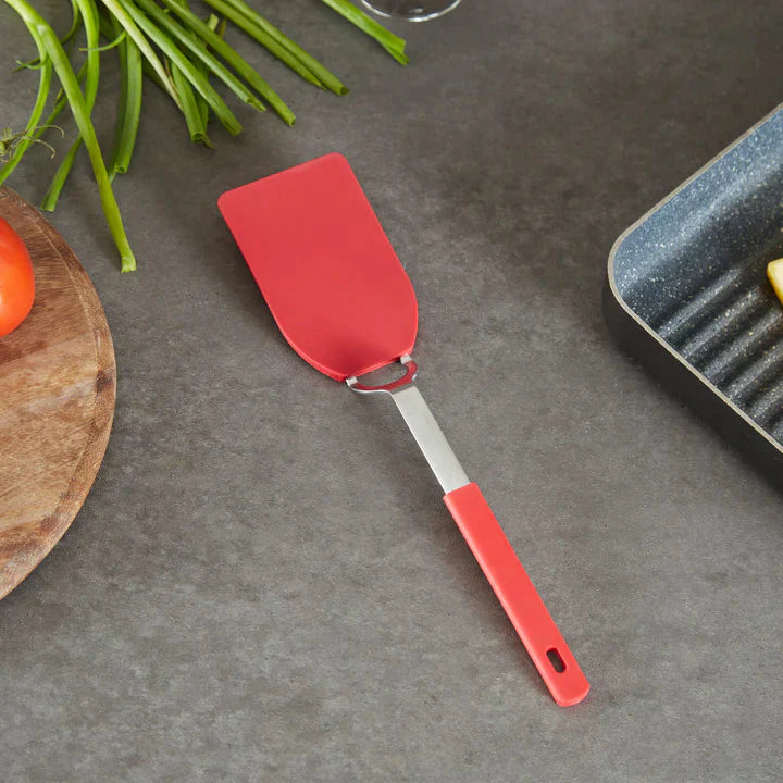 RSVP International - Medium Red Flexible Nylon Spatula - FLX2R