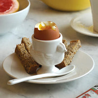 RSVP International - Porcelain Egg Cups & Spoons Set - NEST