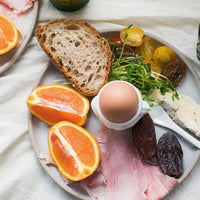 RSVP International - Porcelain Egg Cups & Spoons Set - NEST