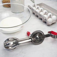 RSVP International - Red Endurance Antique Egg Beater - BEATRRD