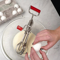 RSVP International - Red Endurance Antique Egg Beater - BEATRRD