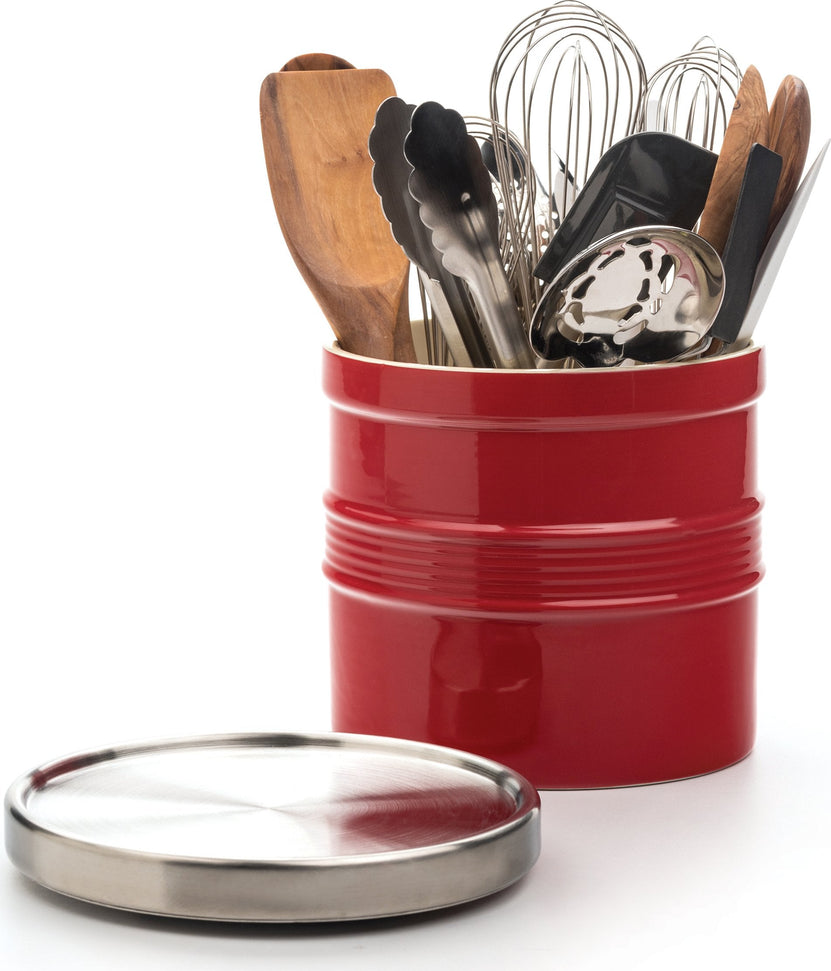 RSVP International - Red Oversized Tool Crock - CROCKRD