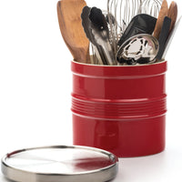 RSVP International - Red Oversized Tool Crock - CROCKRD