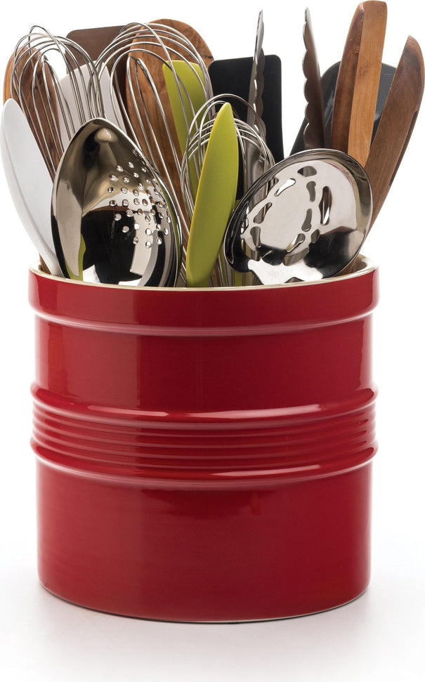 RSVP International - Red Oversized Tool Crock - CROCKRD