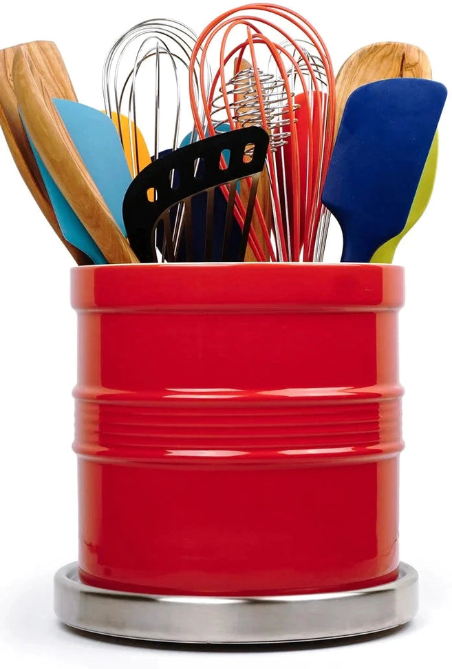 RSVP International - Red Oversized Tool Crock - CROCKRD