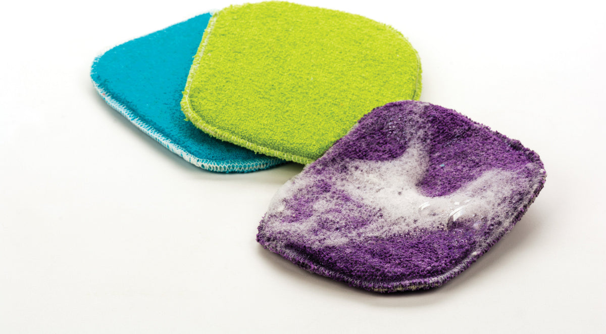 RSVP International - Skrubby Sponge –, Pack of 3 - ECOSPO