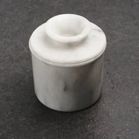 RSVP International - White Marble Butter Pot - WMBP