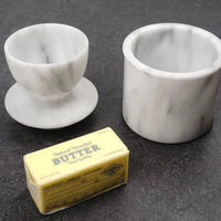 RSVP International - White Marble Butter Pot - WMBP