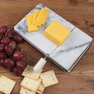 RSVP International - White Marble Cheese Slicer - WMCS