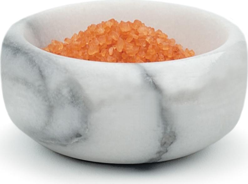 RSVP International - White Marble Herb & Salt Bowl - HSBW