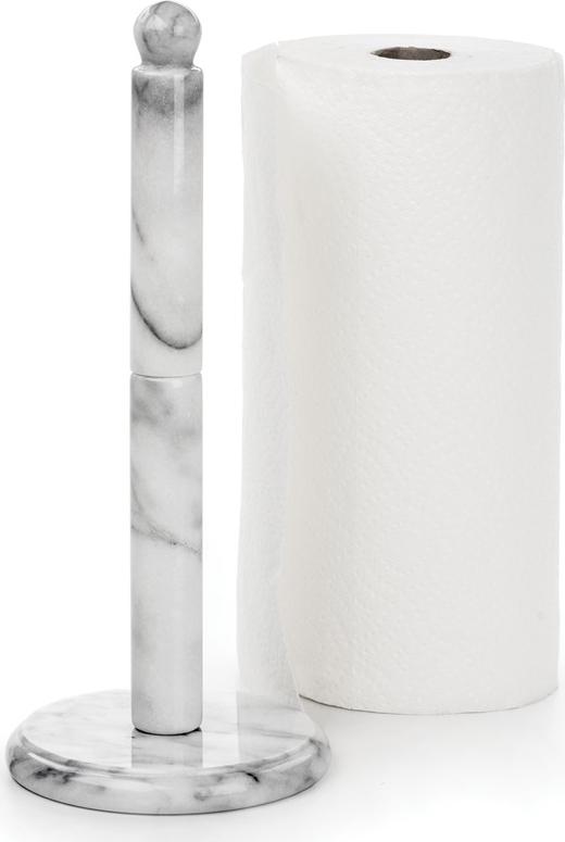 RSVP International - White Marble Paper Towel Holder - MTH